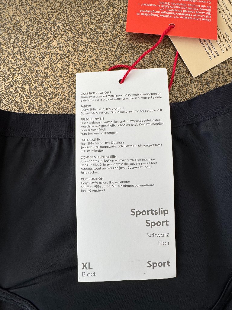 Thinx Sport Black Xl Nwt — image 3 of 3